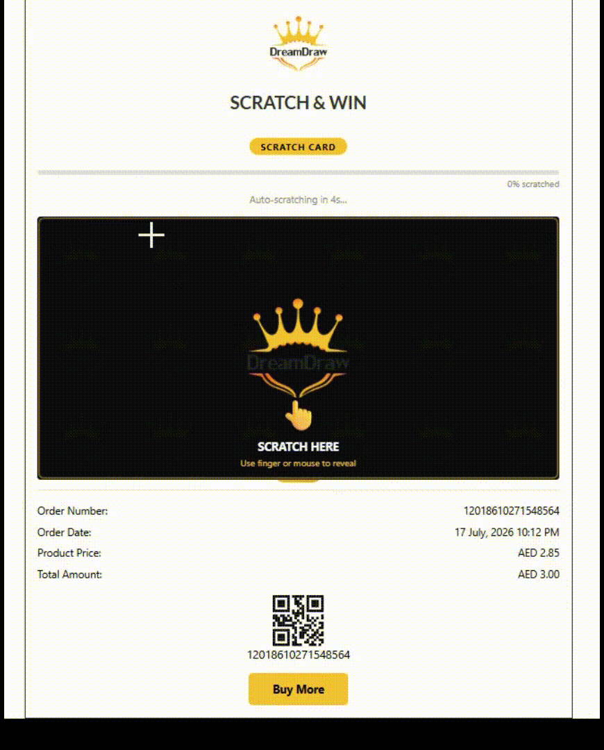 Scratch & WIN - WIN Example